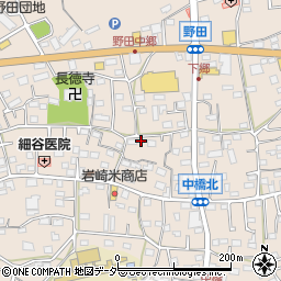 埼玉県入間市野田629周辺の地図