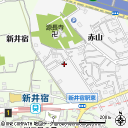 埼玉県川口市赤山1298-4周辺の地図