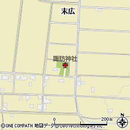 長野県伊那市美篶末広7074周辺の地図