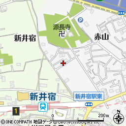 埼玉県川口市赤山1298-20周辺の地図
