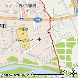 埼玉県入間市野田933周辺の地図