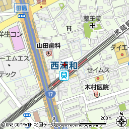 埼玉県さいたま市桜区田島5丁目10周辺の地図