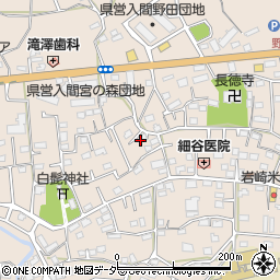 埼玉県入間市野田584周辺の地図