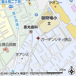 埼玉県狭山市北入曽791-14周辺の地図