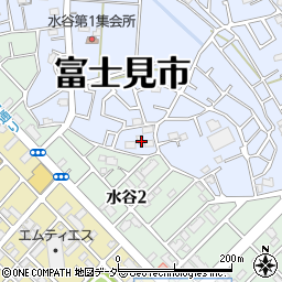 埼玉県富士見市水子1217周辺の地図