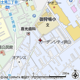 埼玉県狭山市北入曽796-14周辺の地図