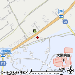 千葉県成田市所928周辺の地図