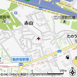 埼玉県川口市赤山1185-5周辺の地図