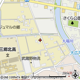 埼玉県三郷市大広戸778周辺の地図