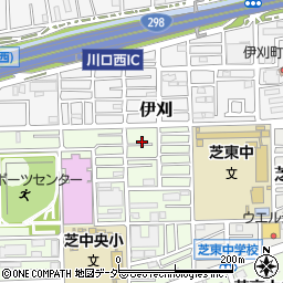 埼玉県川口市芝高木2丁目15周辺の地図