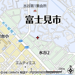 埼玉県富士見市水子932周辺の地図