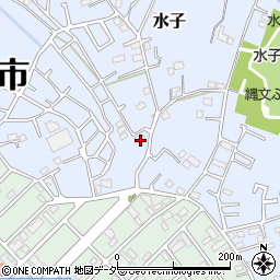 埼玉県富士見市水子1260周辺の地図