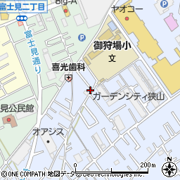 埼玉県狭山市北入曽791-28周辺の地図