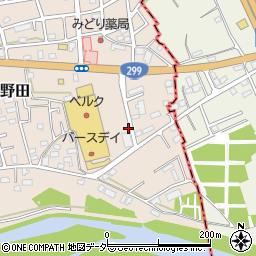 埼玉県入間市野田894周辺の地図