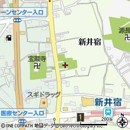 子日神社周辺の地図