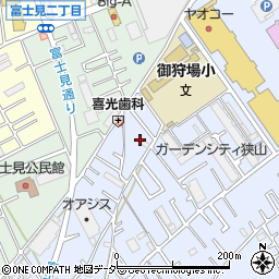 埼玉県狭山市北入曽791-15周辺の地図