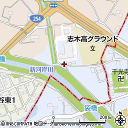 埼玉県富士見市水子2930周辺の地図