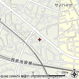 埼玉県飯能市笠縫329-18周辺の地図