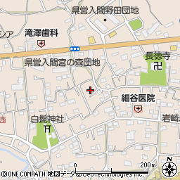 埼玉県入間市野田578周辺の地図