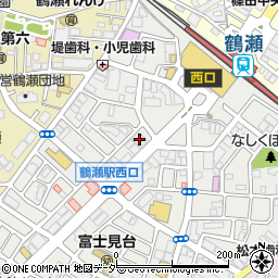 個室居酒屋はちや鶴瀬西口店周辺の地図