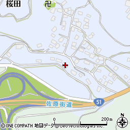 千葉県成田市桜田691-1周辺の地図