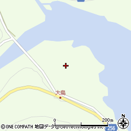 長野県木曽町（木曽郡）三岳（大島）周辺の地図