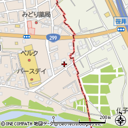 埼玉県入間市野田931周辺の地図