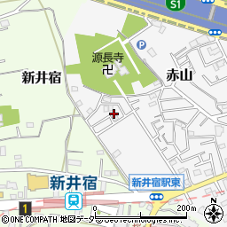 埼玉県川口市赤山1298-16周辺の地図