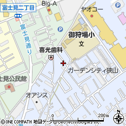 埼玉県狭山市北入曽791-20周辺の地図