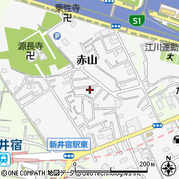 埼玉県川口市赤山1188-13周辺の地図