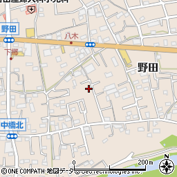 埼玉県入間市野田859周辺の地図