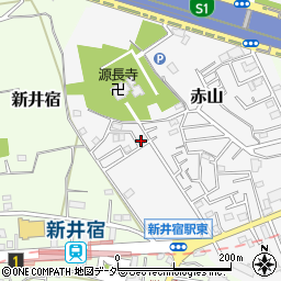 埼玉県川口市赤山1298-12周辺の地図