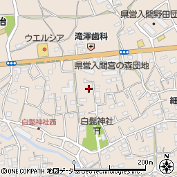 埼玉県入間市野田1483周辺の地図