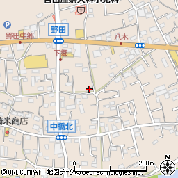 埼玉県入間市野田671周辺の地図