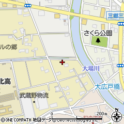 埼玉県三郷市大広戸744周辺の地図