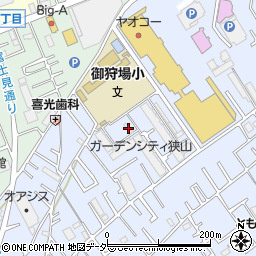 埼玉県狭山市北入曽755周辺の地図