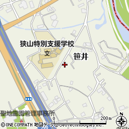 埼玉県狭山市笹井3168周辺の地図