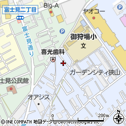 埼玉県狭山市北入曽791-19周辺の地図