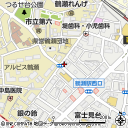 ドラッグエース鶴瀬西口店周辺の地図