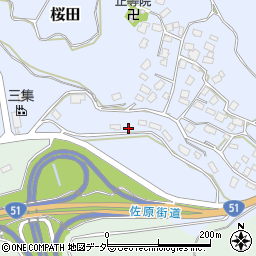 千葉県成田市桜田673周辺の地図