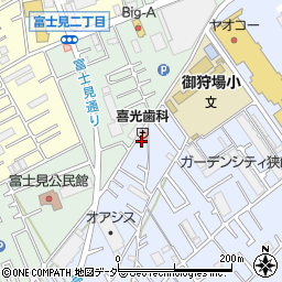 埼玉県狭山市北入曽793-3周辺の地図