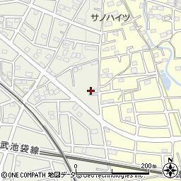 埼玉県飯能市笠縫333-3周辺の地図