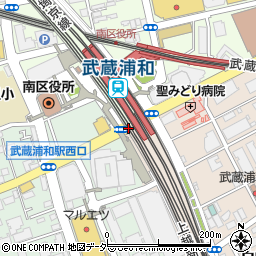 マクドナルド武蔵浦和店周辺の地図