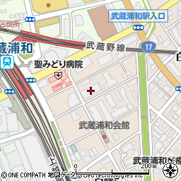 ＡＤＥＫＡ浦和開発研究所周辺の地図