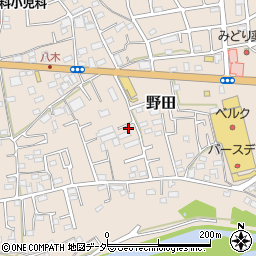 埼玉県入間市野田830周辺の地図