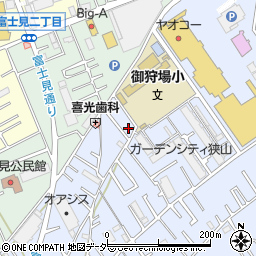 埼玉県狭山市北入曽790-3周辺の地図