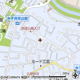 埼玉県富士見市水子7058周辺の地図