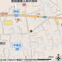 埼玉県入間市野田1238周辺の地図