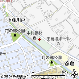 埼玉県三郷市彦野周辺の地図