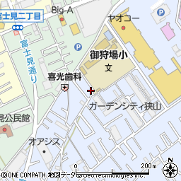 埼玉県狭山市北入曽790-5周辺の地図